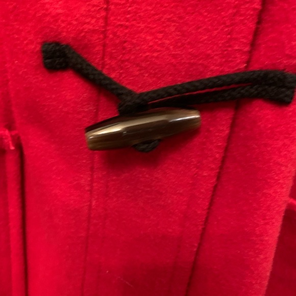 Old Navy Red Pea Coat X Large - Picture 2 of 8